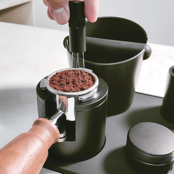 Adjsutable Height Coffee Espresso Tamping Station - Image 3