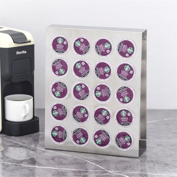 Stainless Steel Nespresso & K-CUP Holder Wall/Stand Mount - Image 3