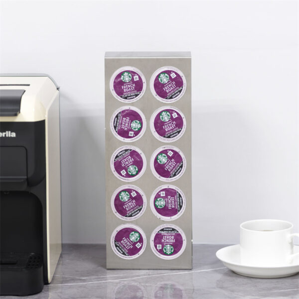 Stainless Steel Nespresso & K-CUP Holder Wall/Stand Mount - Image 4