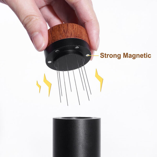 2-in-1 Spring-Loaded Coffee Tamper & WTD Tool - Image 3
