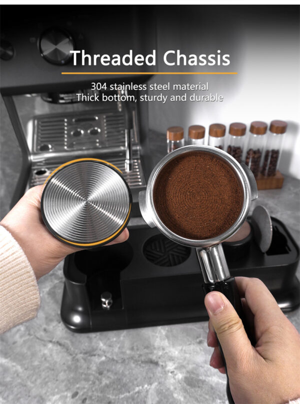 2-in-1 Spring-Loaded Coffee Tamper & WTD Tool - Image 8