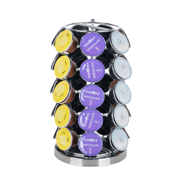 Rotating Coffee Pod Stand Tower for Dolce Gusto k-cup 35 Capsules - Image 4