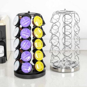 Rotating Coffee Pod Stand Tower for Dolce Gusto k-cup 35 Capsules