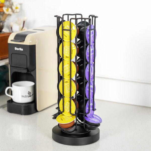 Rotating Coffee Pod Stand Tower for Dolce Gusto k-cup 20 Capsules - Image 6