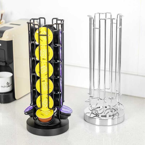 Rotating Coffee Pod Stand Tower for Dolce Gusto k-cup 20 Capsules - Image 5