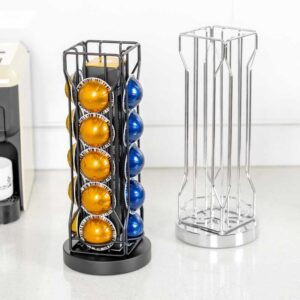 Rotating Coffee Pod Stand Tower for Dolce Gusto k-cup 20 Capsules