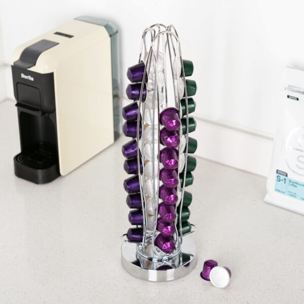 Rotating Coffee Pod Stand Tower for Original 40 Capsules - Image 4