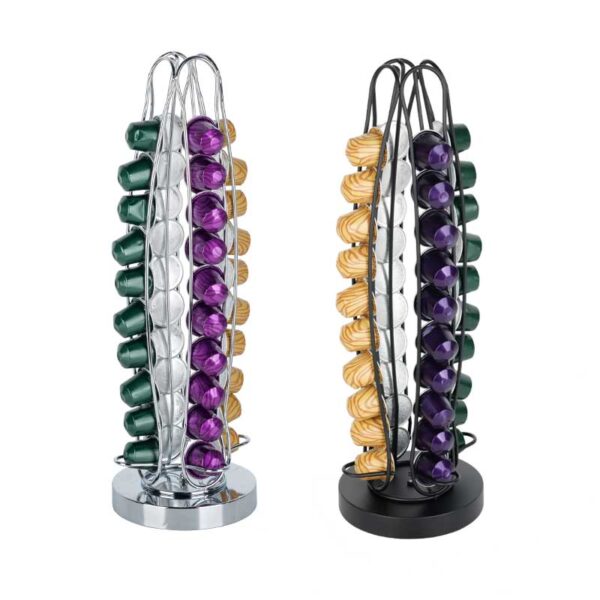 Rotating Coffee Pod Stand Tower for Original 40 Capsules - Image 5